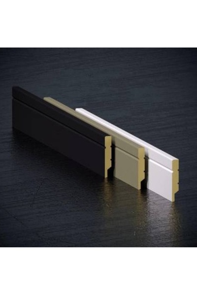 Şahan Art Deco Süpürgelik / 8 cm / PVC Beyaz / 280 cm Uzunluk / 12'li Paket /...