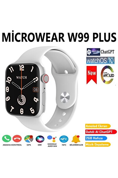 Microwear MİCROWEAR WATCH 9 (W99 PLUS) AKILLI SAAT(2024 MODEL YENİ SERİ)
