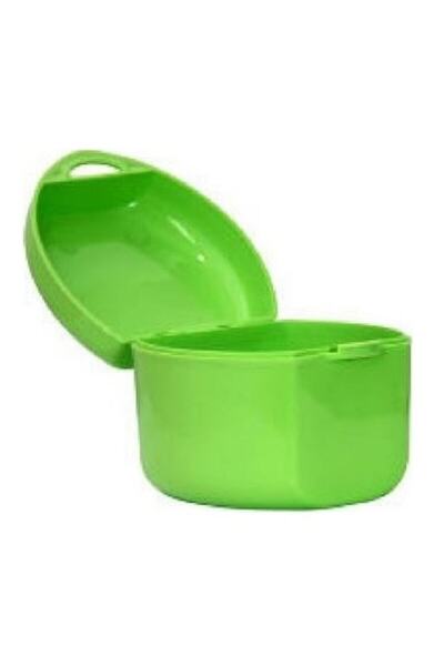 MCompany Protez - Aparey Kutusu Diş Saklama Kabı Kutusu Yeşil Baskısız 1 Adet