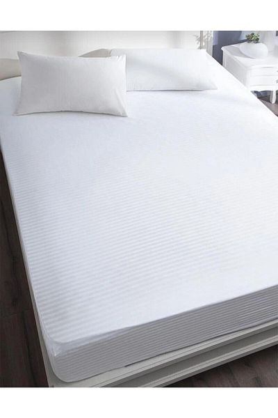 Deneme Zamanı Satin Elastic Sheet and 2 Pillowcases