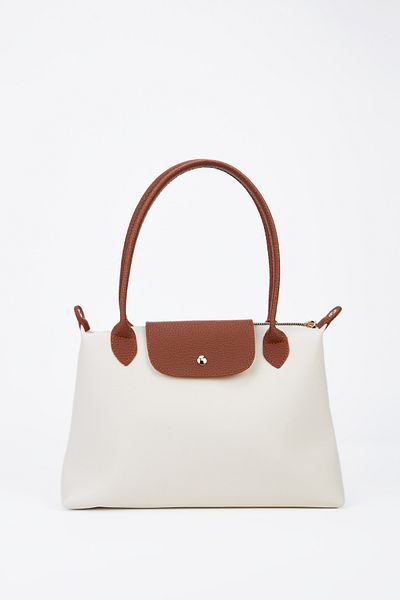 minebag Long Strap Dean Women's Crossbody Bag Cream