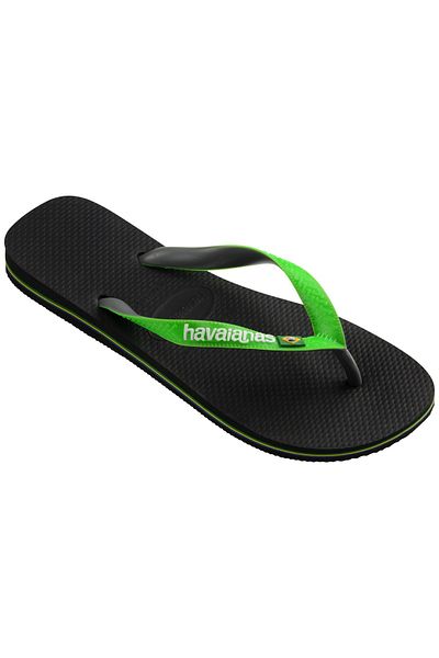 Havaianas ЧЕХЛИ BRASIL MIX ЧЕРНО/ЛАЙМОВО ЗЕЛЕНО