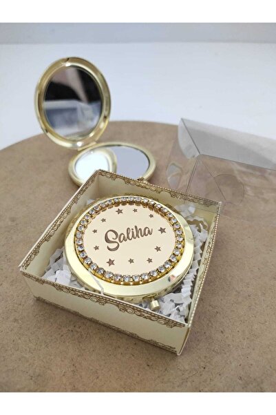 Rüya Taşlı Isime Özel El Aynası
