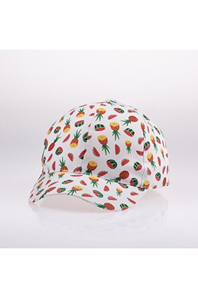 Kitti قبعة بناتي منقوشة لعمر 3-7 سنوات