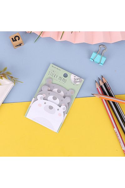 Kawaii Cute Teddy Bear 45 Sheets Paper Post-it Note Paper