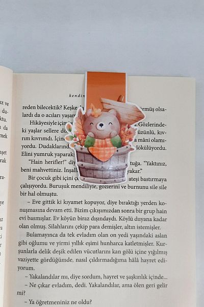 Burak Baskı Tasarım Μαγνητικός φθινοπωρινός χειμερινός θεματικός πλαστικοποιημένος σελιδοδείκτης (Σετ 4)
