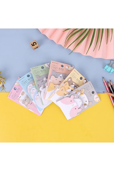 Kawaii Cute Animals 6 Pieces Note Paper Post-it