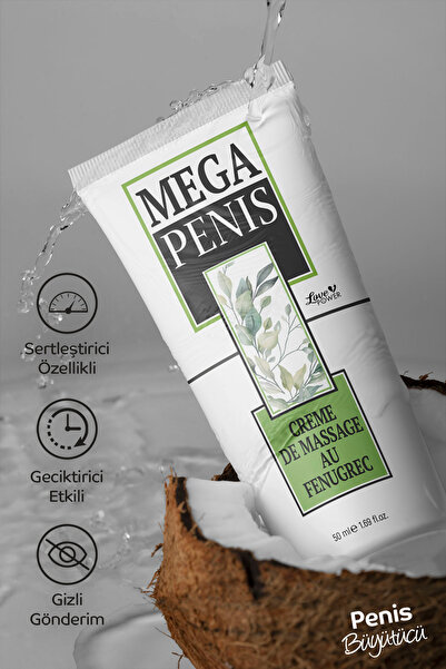 Love Power Bitkisel Krem Etkili 50ml Penis Kremi