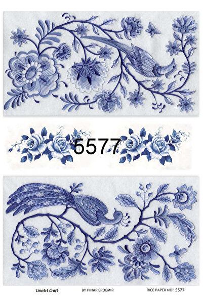 LİNEART ورق ديكوباج نحاسي رقم: 5577 - 29x42 سم