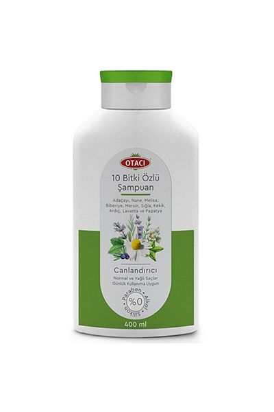 Otacı 400ml Revitalizing Shampoo with 10 Herbs - Plant Extract