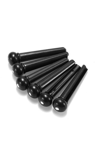 Swing Pn01 Model Black Color Set of 6 Acoustic Guitar Pin-pena Gift