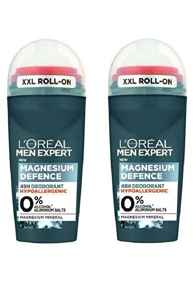 L'Oreal Paris Men Expert Erkek Deodorant Magnesıum Defense Hipoalerjenik Roll...