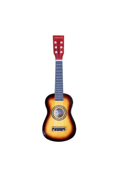 gonzales U202-sb 6 String Wooden Children's Play Guitar