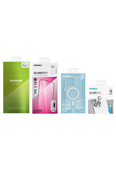 iphone 15 Pro Max Bundle (Kilif+Ekran Koruyucu+Lens Koruyucu)