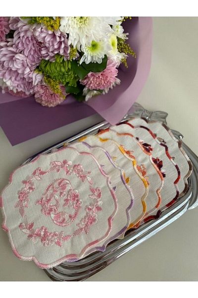 LİNDA MİA Cocktail Napkin 6 Pieces Colorful