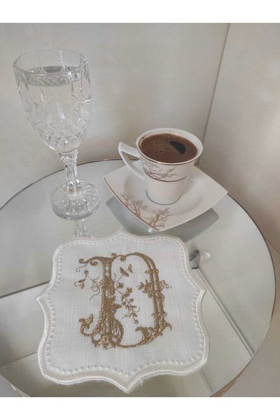 LİNDA MİA Χαρτοπετσέτα Cocktail Χρυσό "d" Μονό