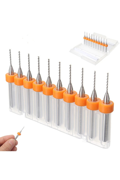 Modaadresiniz 0.8mm Pcb Devre Baskı Nozzle temizle mikro karbür cnc matkap uc...