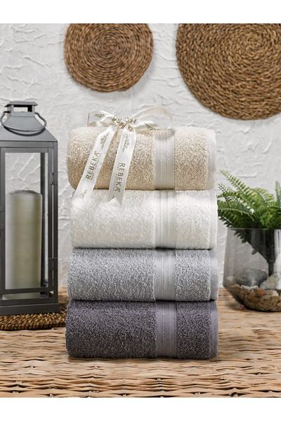 ŞİLAY HOME Комплект кърпи Şilay Rainbow от 4 части 50x90 100% памук