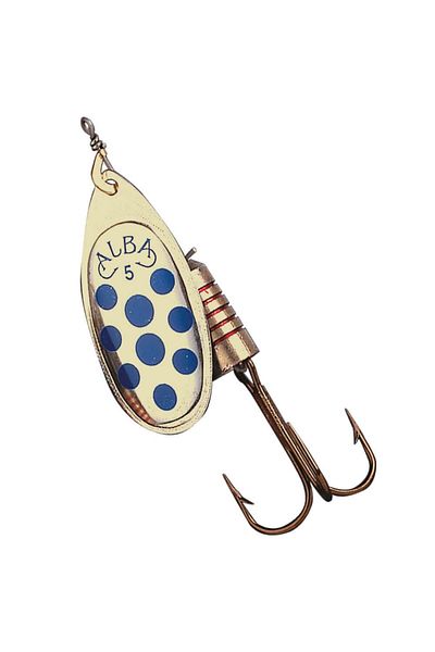 Albastar 202 Rotating Fishing Spoon Yellow/blue No:3
