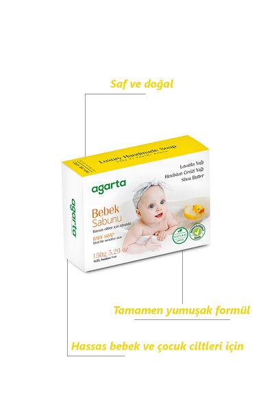 Agarta Natural Handmade Baby Soap 150 gr