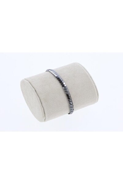 Osse Unisex Hematit Taşlı Makrome Bileklik