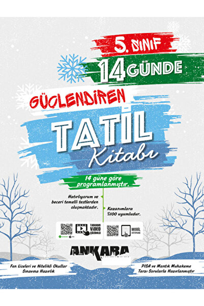 Efsane Yayınları 5.sınıf Ankara Güçlendiren 14 Günde Güçlendiren Tatil Kitabı...