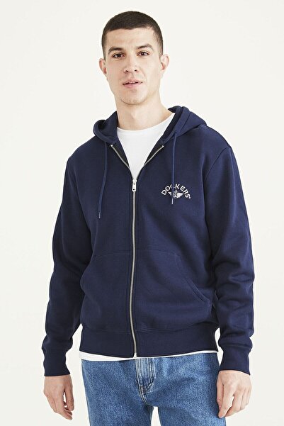 Dockers Full Zip Lacivert Hoodie