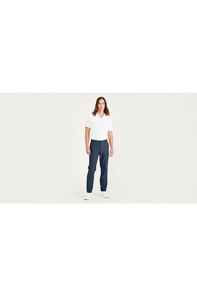 Dockers Smart 360 Comfort Knit Blue Slim Fit Chino Trousers