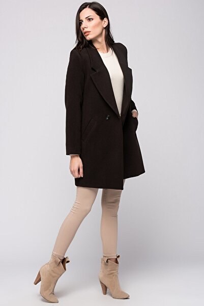 Pitti Women's Bitter Brown Coat 70492
