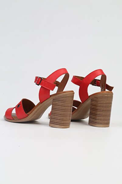 Pierre Cardin ®| PC-7215- 3807 Red-Women's Heeled Shoes