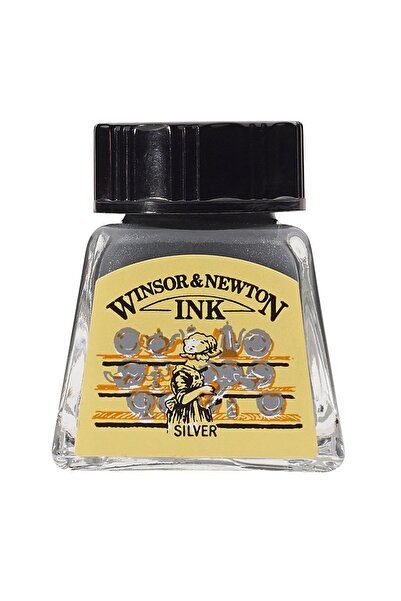 Adel Winsor&newton Çizim Mürekkebi 14 Ml. Sılver 617 1005617