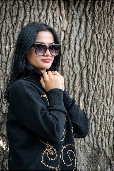 Angel Eyes Ae2013c1b4492 Black Framed Gradient Unisex Sunglasses