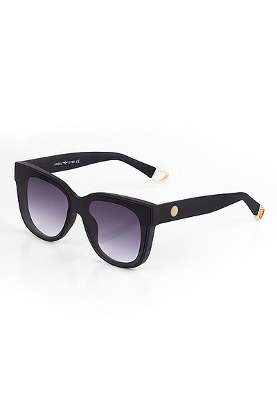 Angel Eyes Ae2013c2b4493 Matte Black Black Framed Gradient Unisex Sunglasses