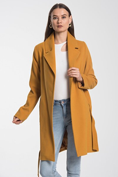 Pitti Women's Mustard Coat 70477