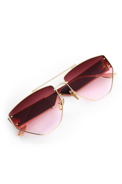 Angel Eyes Ae2005c4b4454 Rose Gold Color Frame Geometric Women's Sunglasses