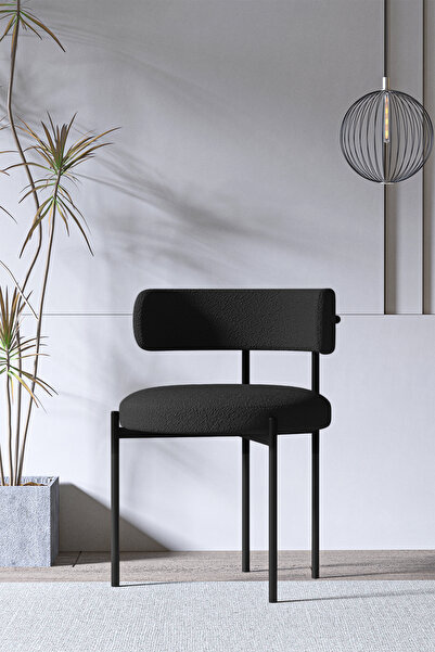 AVVİO Retro Teddy Sandalye Bohem Lake Mdf Ayak 80x160 Yemek Masası Mutfak Masası Masa Sandalye Takımı