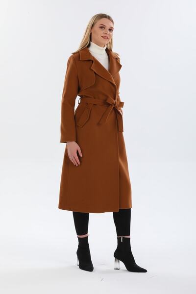Pitti Women's Tan Brown Windbreaker Coat