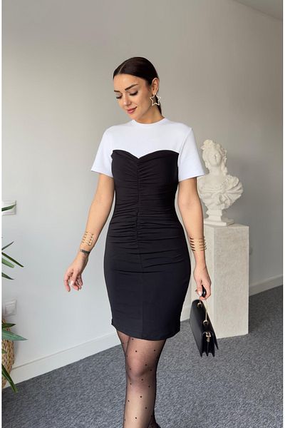 My Blog Rochie de damă cu detaliu tricou drapat