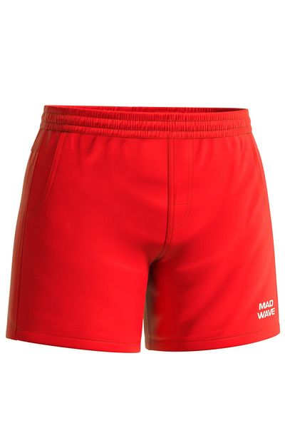 Mad Wave Solids II Shorts Swimsuit (Red)