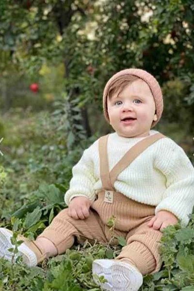 Minytrendy Girl/Boy Baby Knitwear Leggings & Sweater Top 2 Pieces Set Holiday Gift 3-24 Months