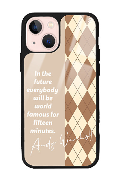 Spoyi iPhone 13 Andy Ekose Tasarımlı Glossy Telefon Kılıfı