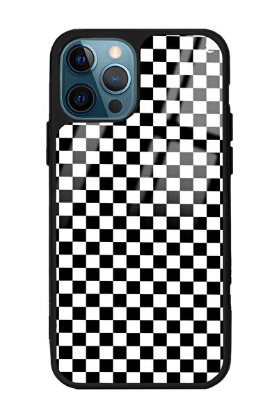 Spoyi iPhone 14 Pro Damalı Tasarımlı Glossy Telefon Kılıfı