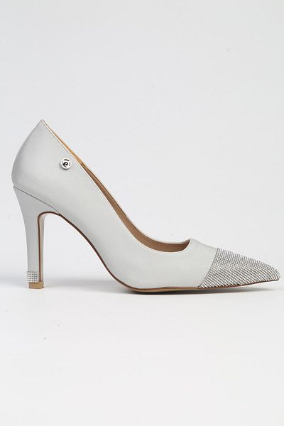 Pierre Cardin ® |   PC-52616 - 3691 Γκρι-Γυναικεία παπούτσια με τακούνι