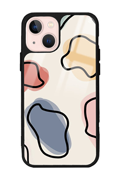 Spoyi iPhone 13 Nude Milky Tasarımlı Glossy Telefon Kılıfı