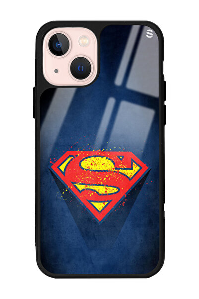 Spoyi iPhone 13 Superman Tasarımlı Glossy Telefon Kılıfı