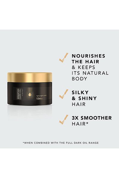 SEBASTIAN Nnl. *8Dark Oil Hair Smoothing Treatment Mask 150 ml Noonline.8