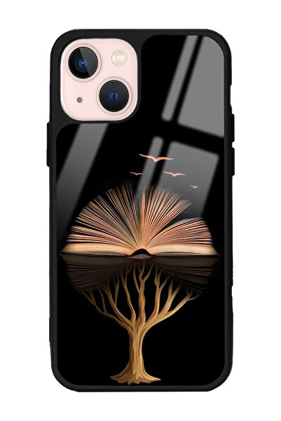 Spoyi iPhone 13 Kitap Tasarımlı Glossy Telefon Kılıfı