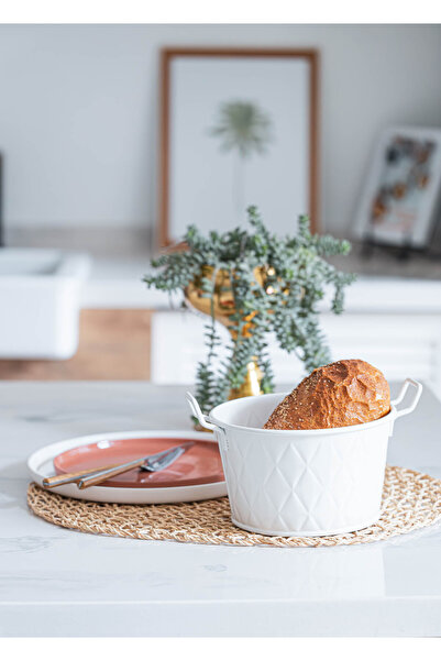 The Mia Prism Bread Bowl White 8 cm PZM0004