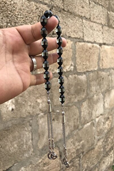 Sultan Telkari Sürmeli Model Su Yeşili Tonda Toz Kehribar Tesbih