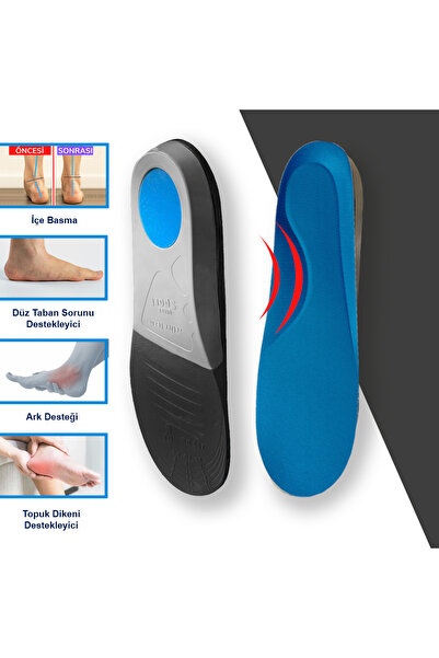 teknotrust Plantar Fasit, Topuk Dikeni, Düz Tabanlık, Içe Basma Önleyici Keme...